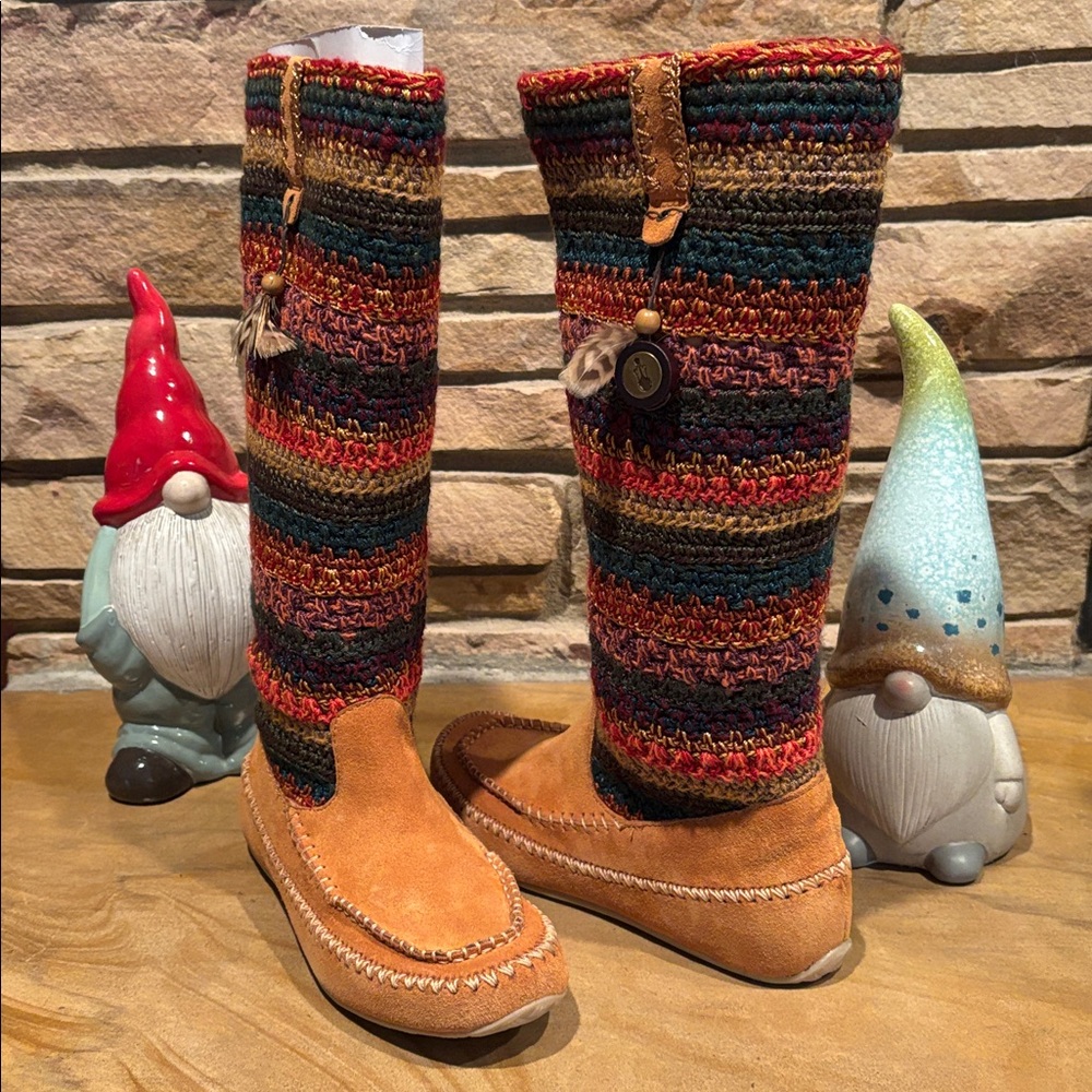 NOT FOR SALE: The Sak Knitted Moccasin Style Knee Boots 👢!